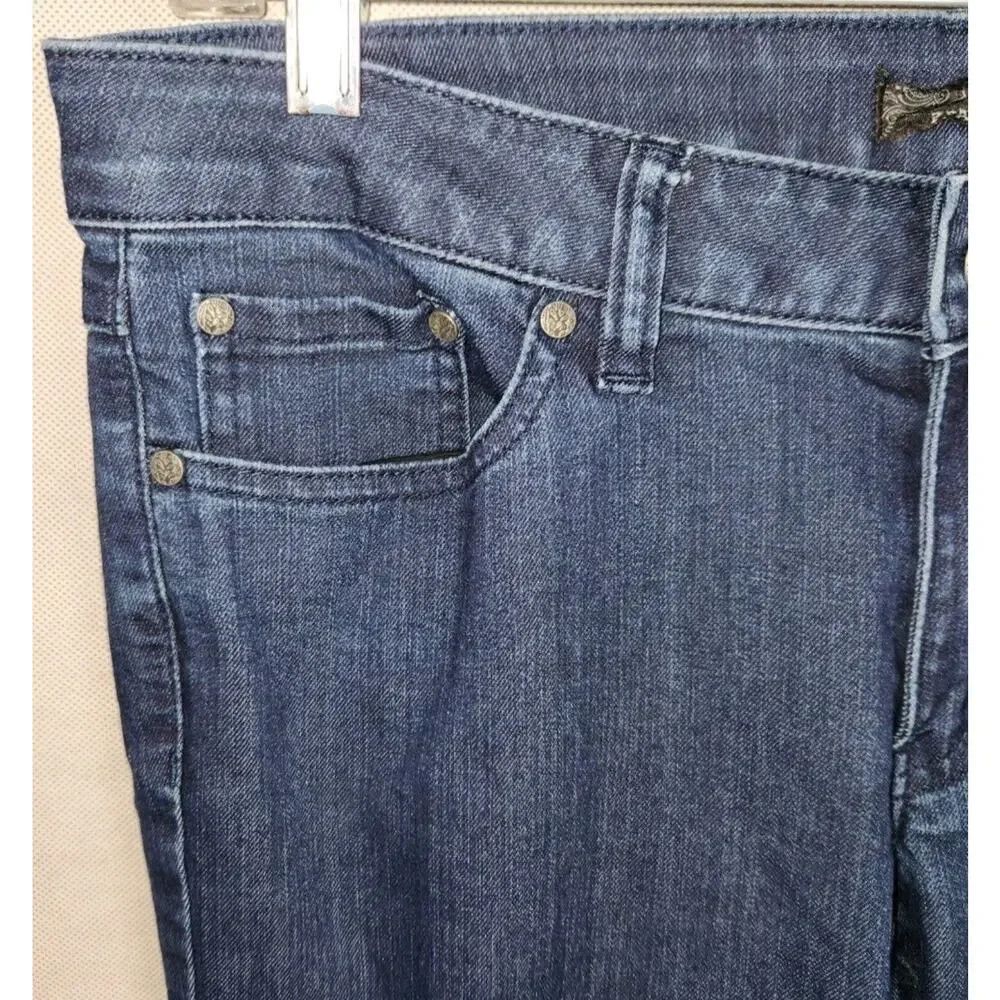 Prana Women 8/29 Skinny Jeans Denim Pants Indigo EUC